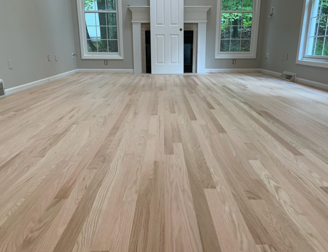 Latham NY Wood Floor Refinishing - Natural Stain