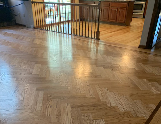 Loudonville NY Wood Floor Installation - Intricate Inlays