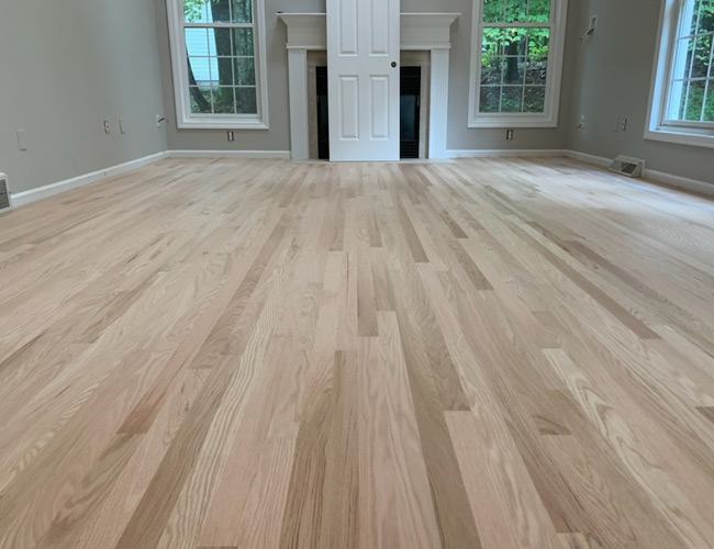 Albany NY Wood Floor Refinishing - Natural Stain